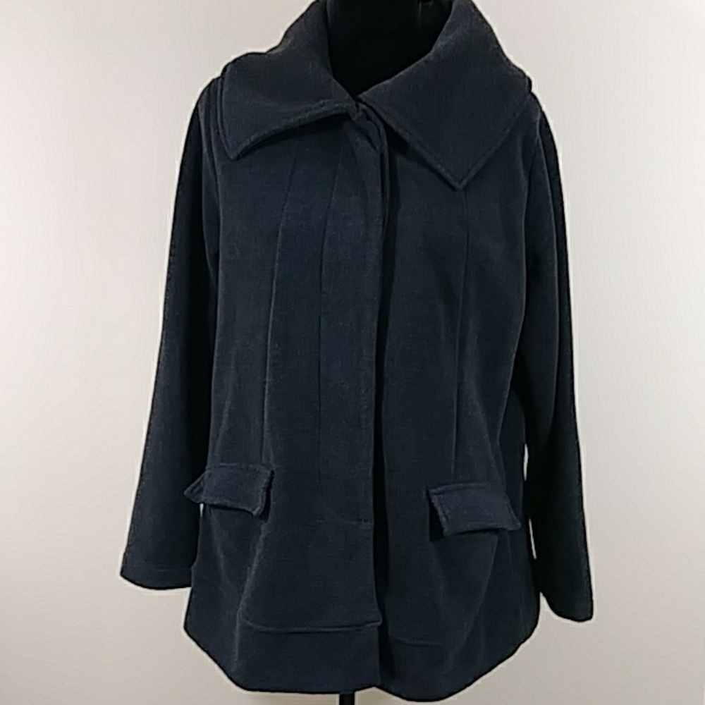 Eivissa Gray Fleece Coat Size Extra Large